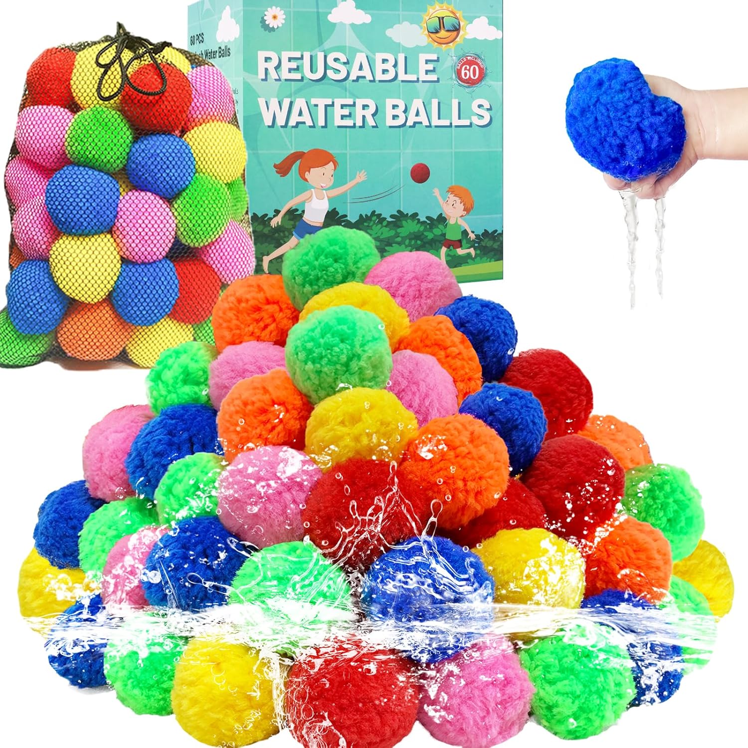 Kids Toys Stores - Altrek Store BEFANS 60 Pcs Reusable