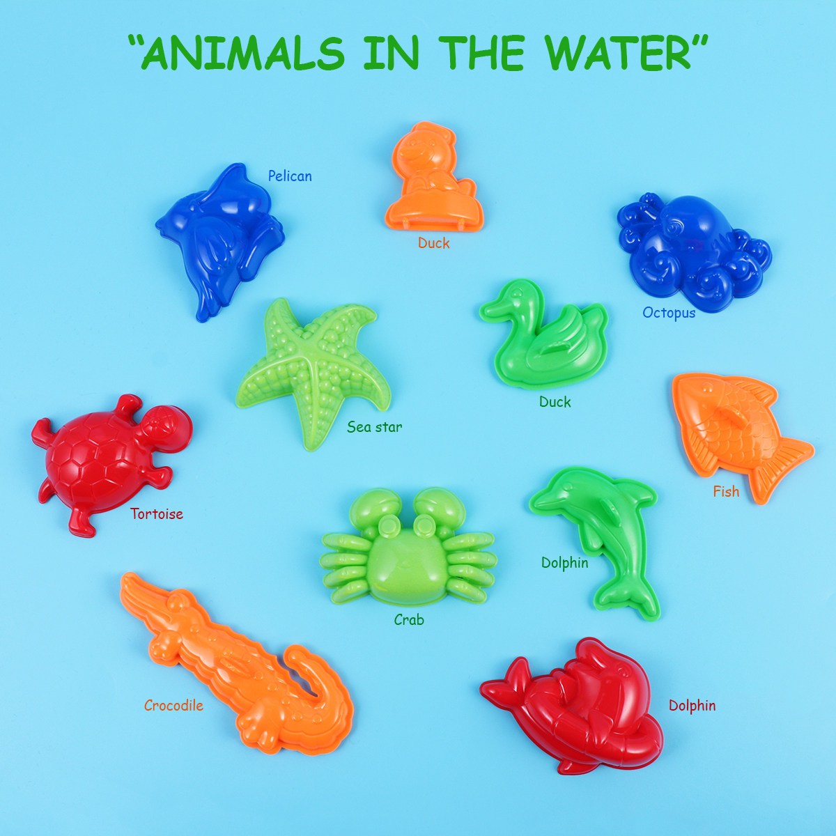 Kinetic Sand Mold - 27Pcs Molds Set Bright Colorful Kids
