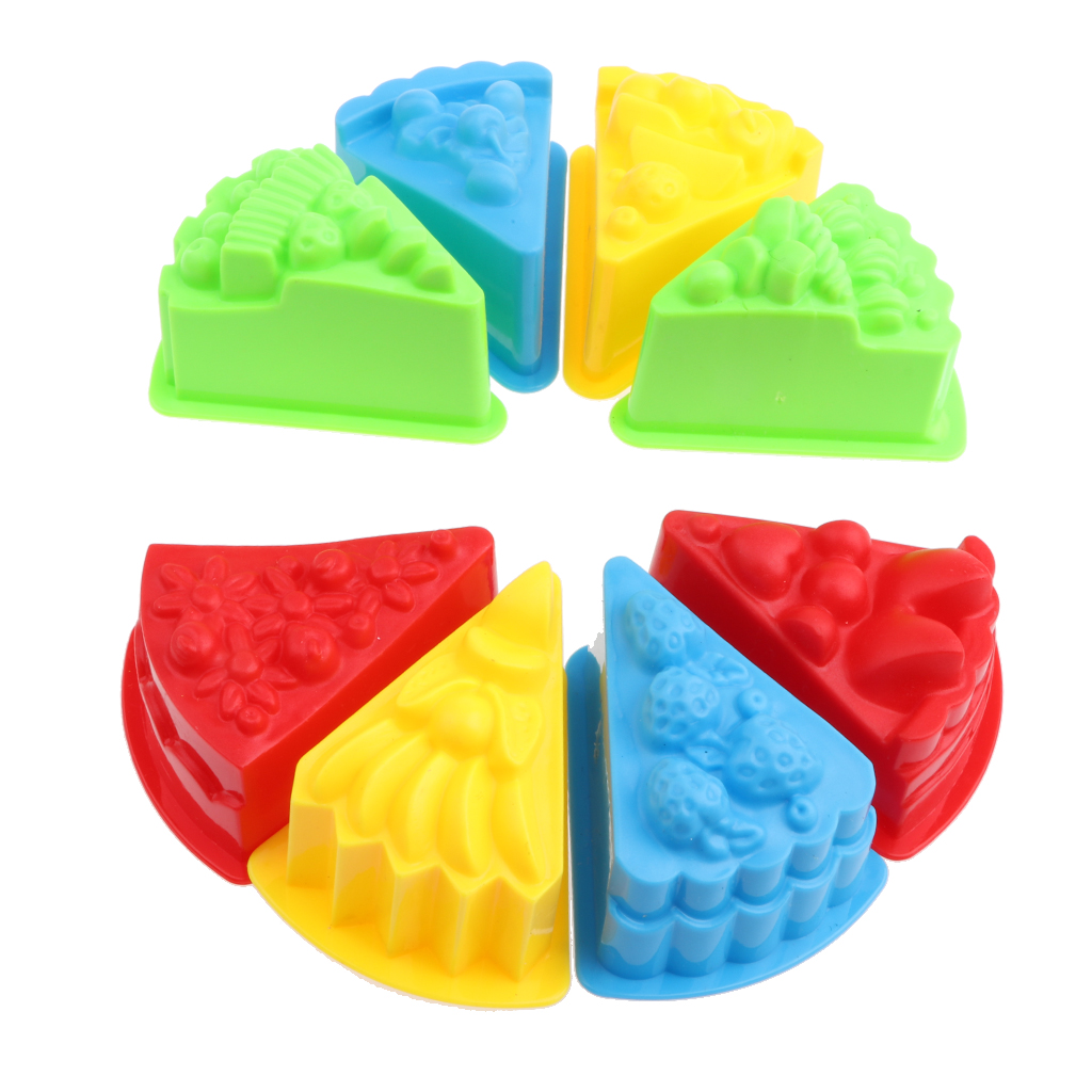 Plastic Colorful Cake Bakery S - Kinetic Sand Mold 评论和价格