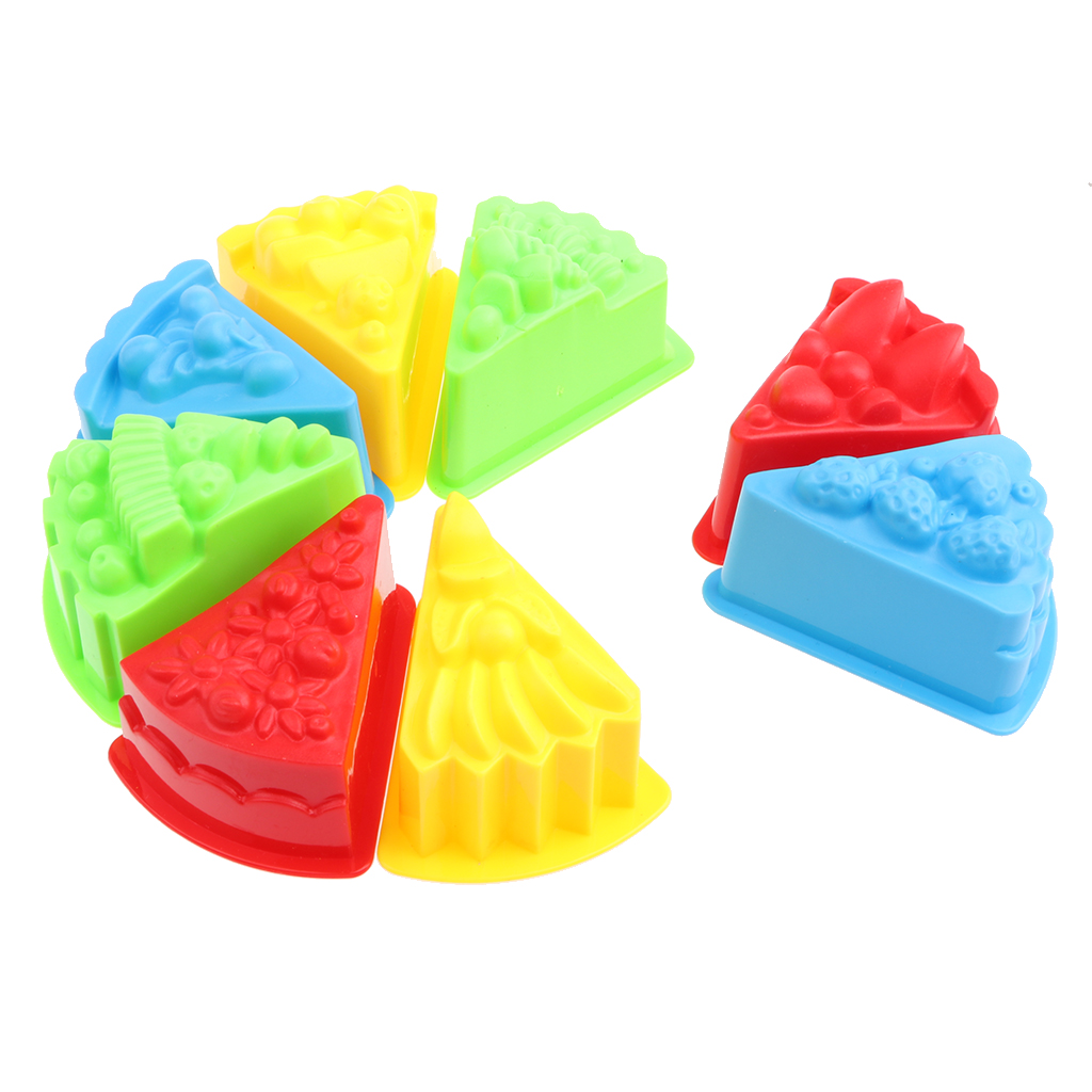 Plastic Colorful Cake Bakery S - Kinetic Sand Mold 评论和价格