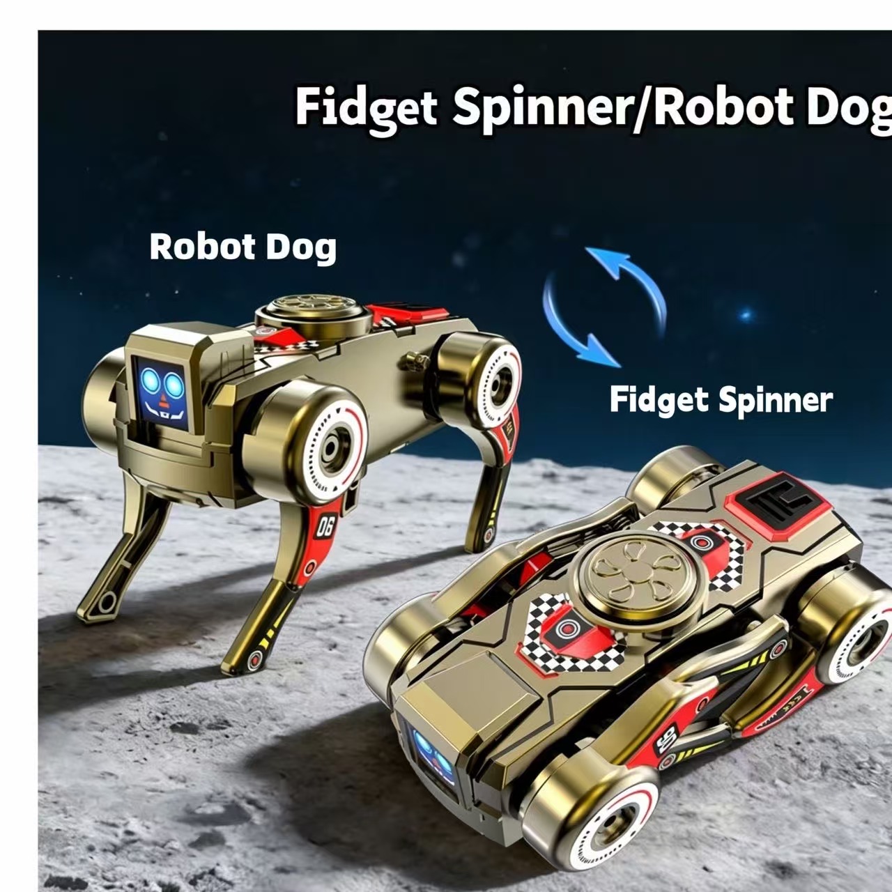 Transformable Robot Dog Fidget - Kids Toys Unique 评论和价格