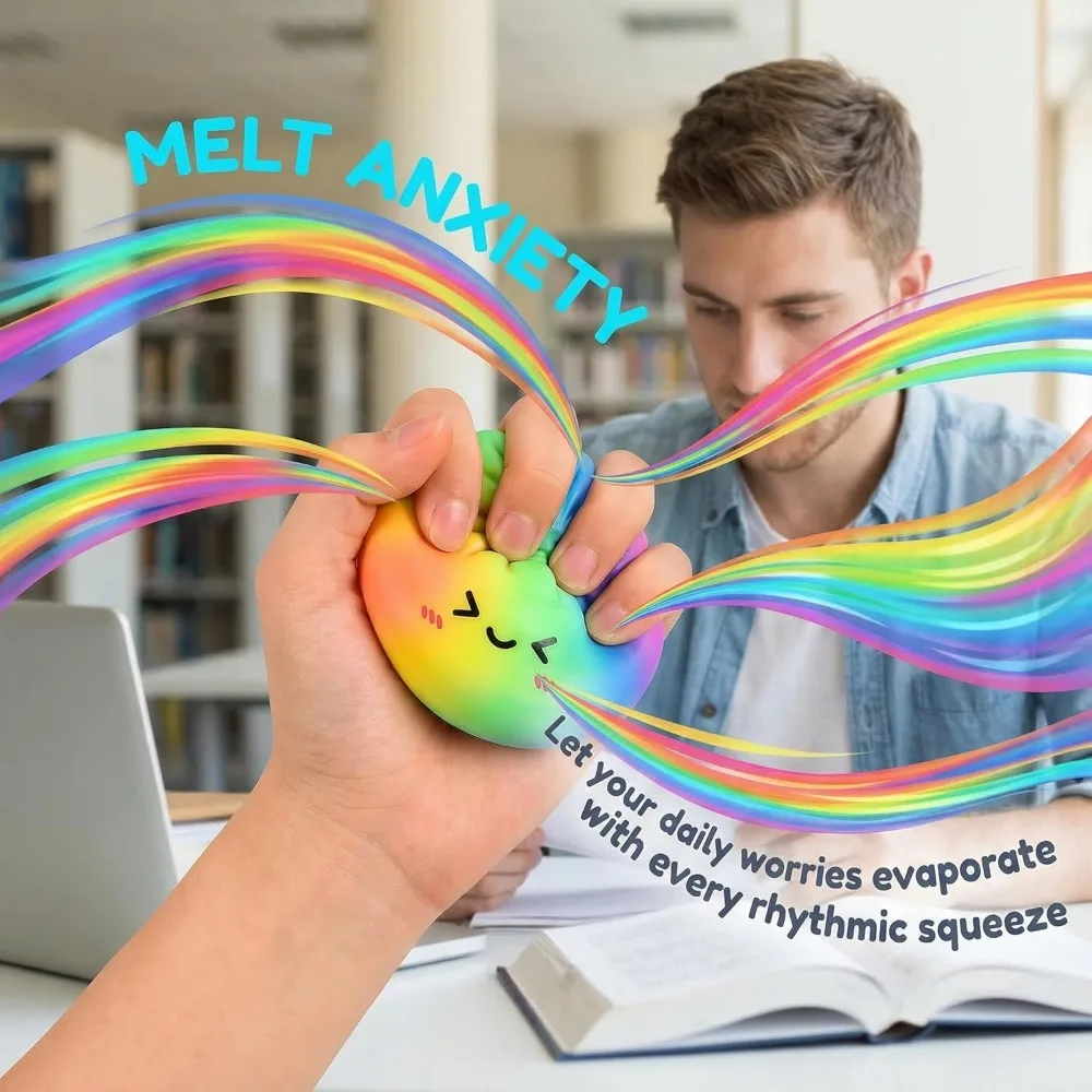 Rainbow Dumpling Squishy Toy W - Kids Toys Basket 评论和价格