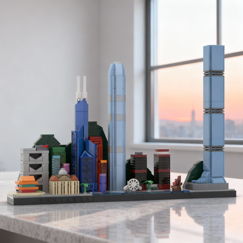 667pcs MOC Hong Kong Skyline A - Kids Toys Hong Kong 评论和价格