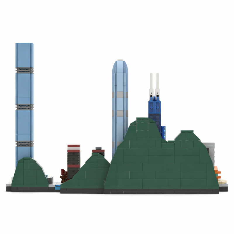 667pcs MOC Hong Kong Skyline A - Kids Toys Hong Kong 评论和价格