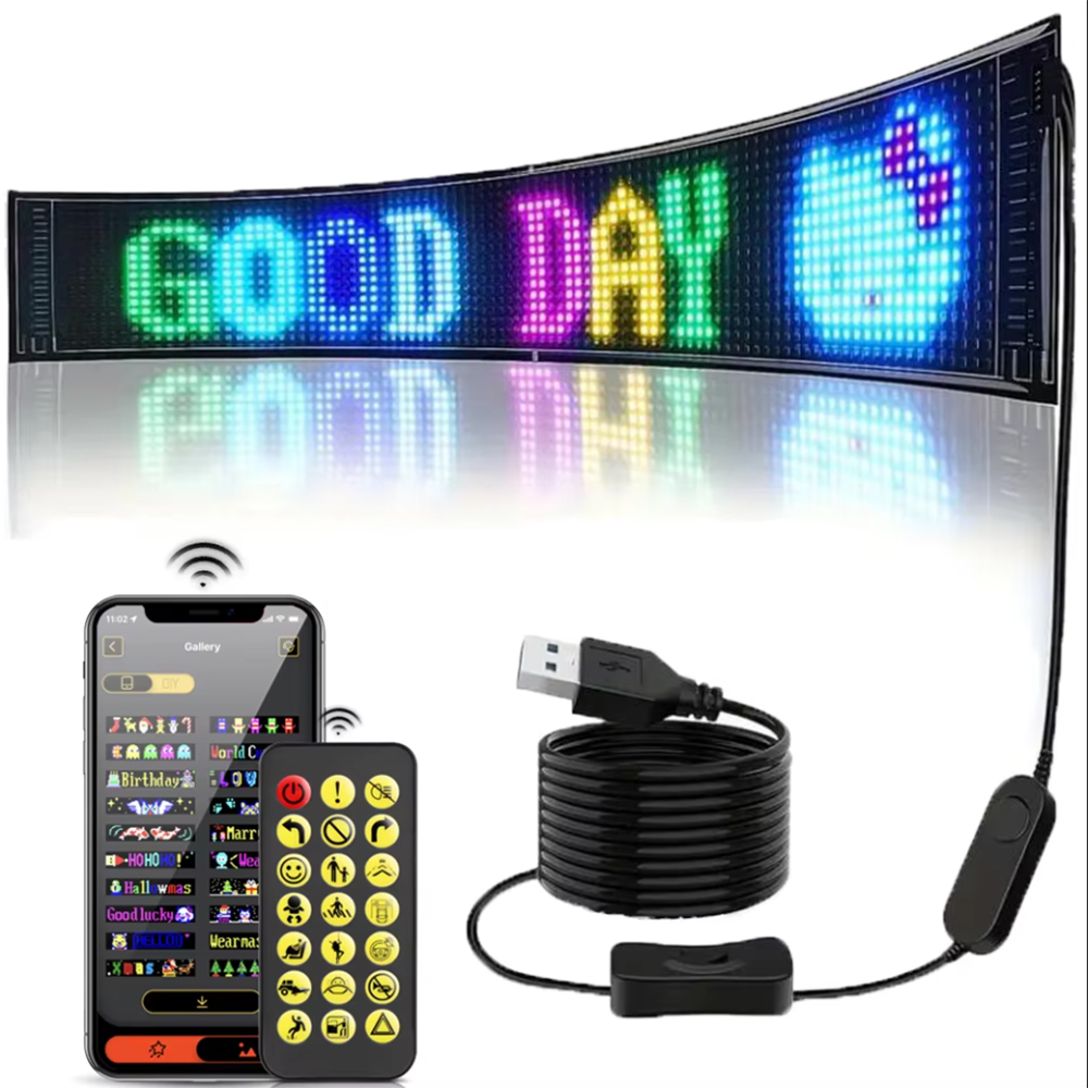 16x96 LEDs Matrix Pixel Panel, - Remote Control Car 评论和价格