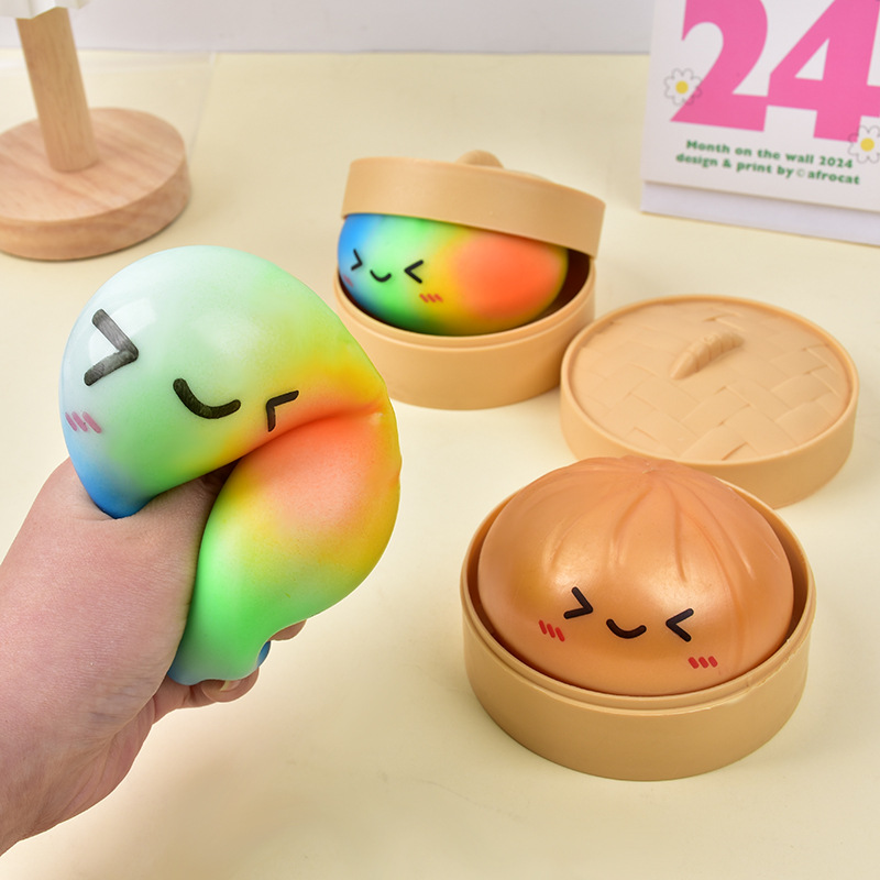 Rainbow Dumpling Squishy Toy T - Kids Toys Basket 评论和价格