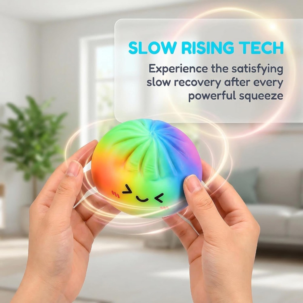 Rainbow Dumpling Squishy Toy T - Kids Toys Basket 评论和价格