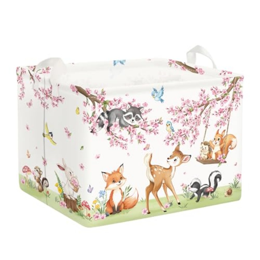 Forest Animal Baby Storage Bas - Kids Toys Basket 评论和价格