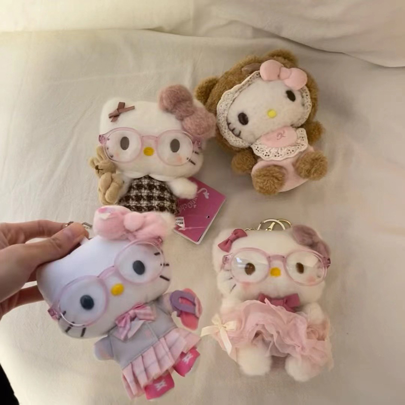 Cute Hello Kitty Plush Keychai - Kids Toys Return Gift 评论和价格