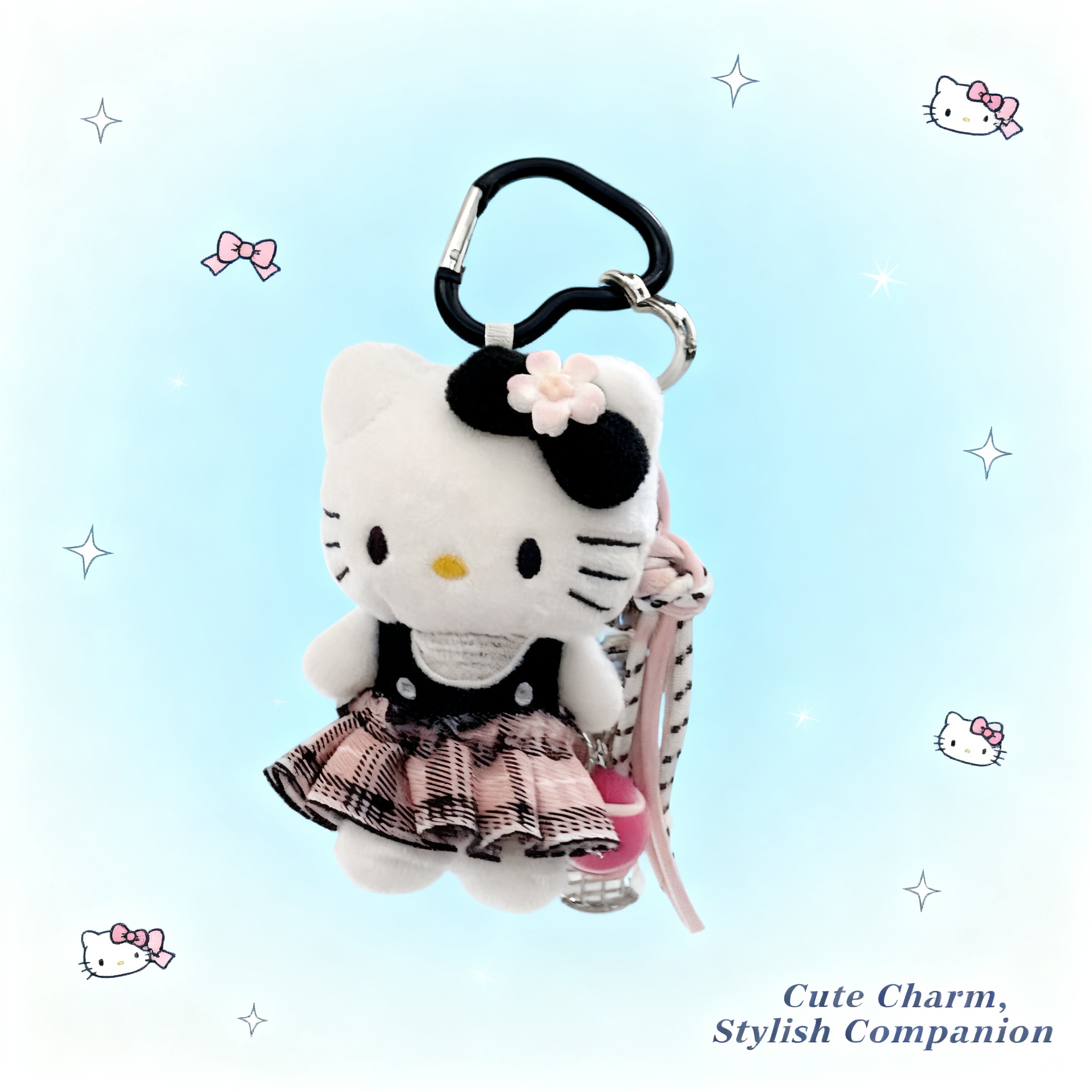 Cute Hello Kitty Plush Keychai - Kids Toys Return Gift 评论和价格