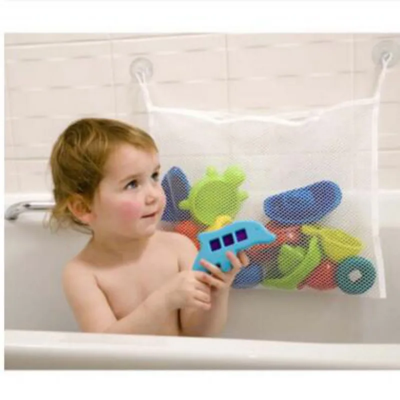 Baby Bathroom Mesh Bath Bag Ki - Kids Toys Basket 评论和价格