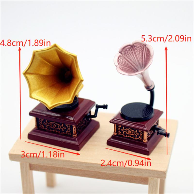 Dollhouse Vintage Phonograph M - Kids Toys Return Gift 评论和价格