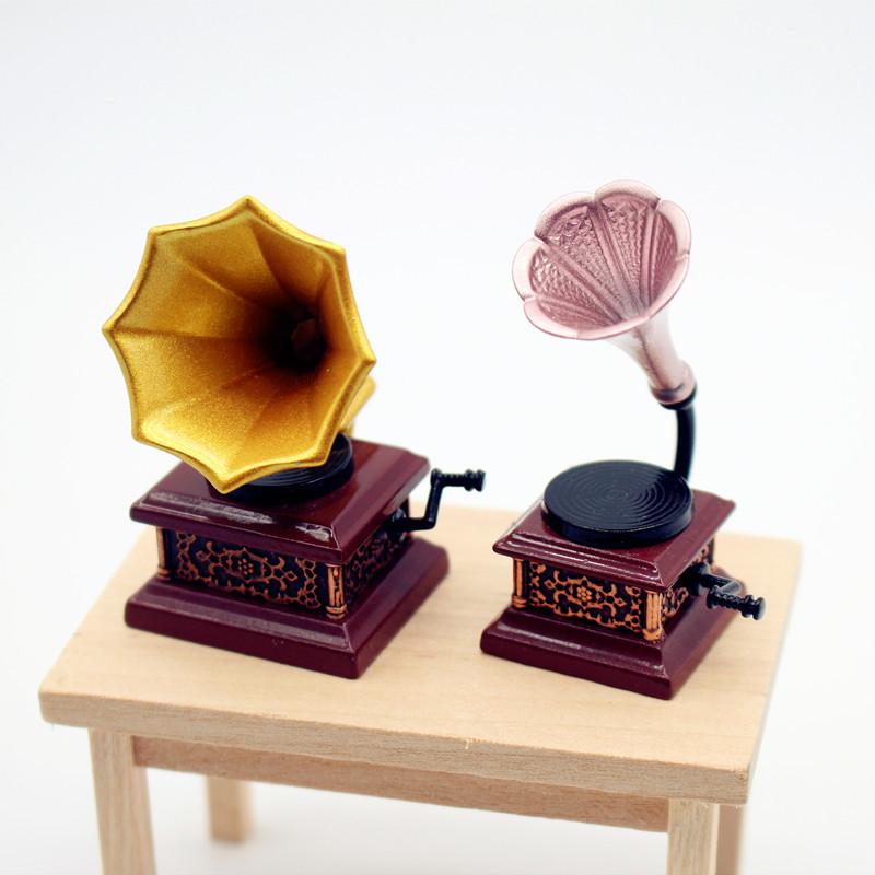 Dollhouse Vintage Phonograph M - Kids Toys Return Gift 评论和价格