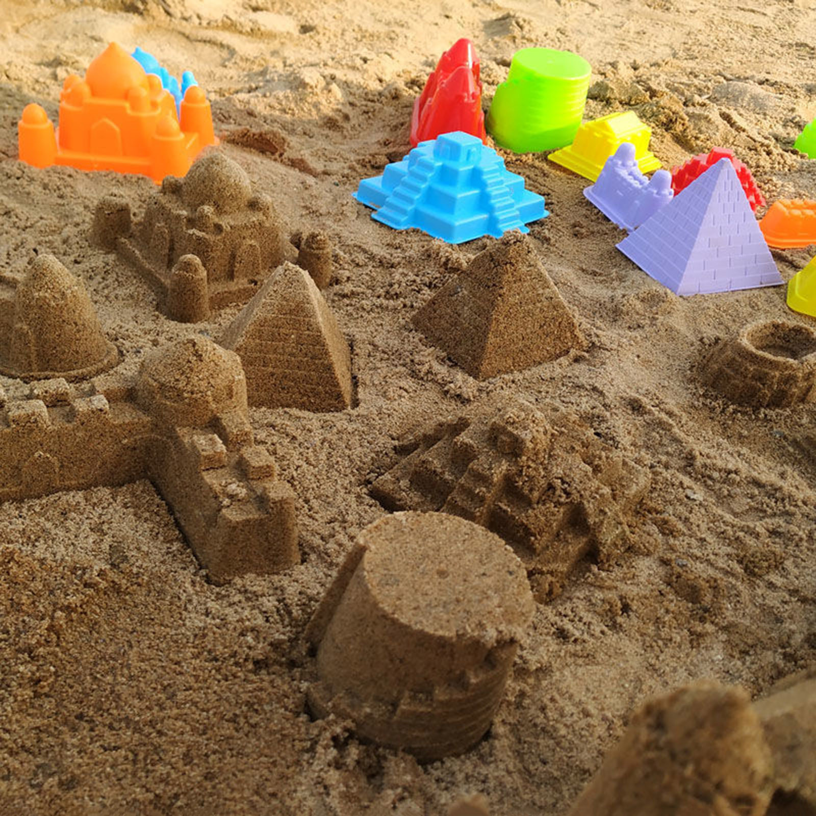 6 Pcs/set Creative Castle Sand - Kinetic Sand Mold 评论和价格