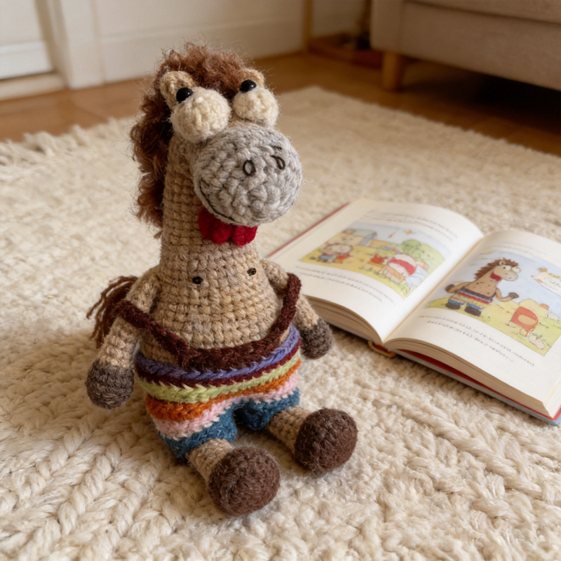 Custom Name Crochet Horse Plus - Kids Toys Unique 评论和价格