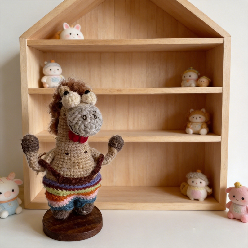 Custom Name Crochet Horse Plus - Kids Toys Unique 评论和价格