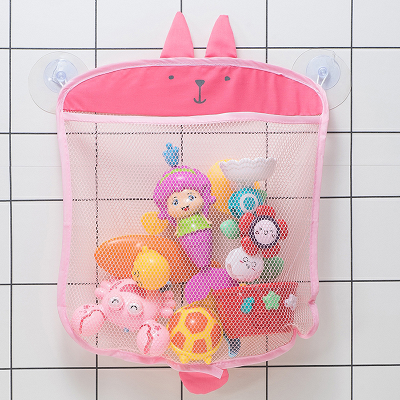 Baby Bathroom Mesh Bag Sucker  - Kids Toys Basket 评论和价格