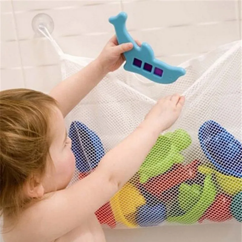 Baby Bathroom Mesh Bath Bag Ki - Kids Toys Basket 评论和价格
