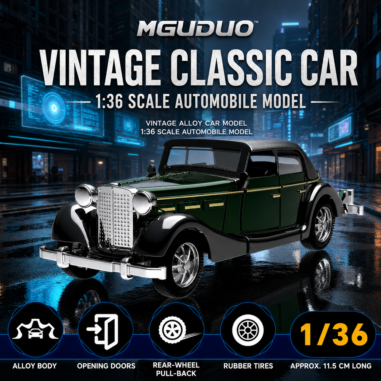 1:36 Scale Die-cast Retro Vint - Kids Toys Hong Kong 评论和价格