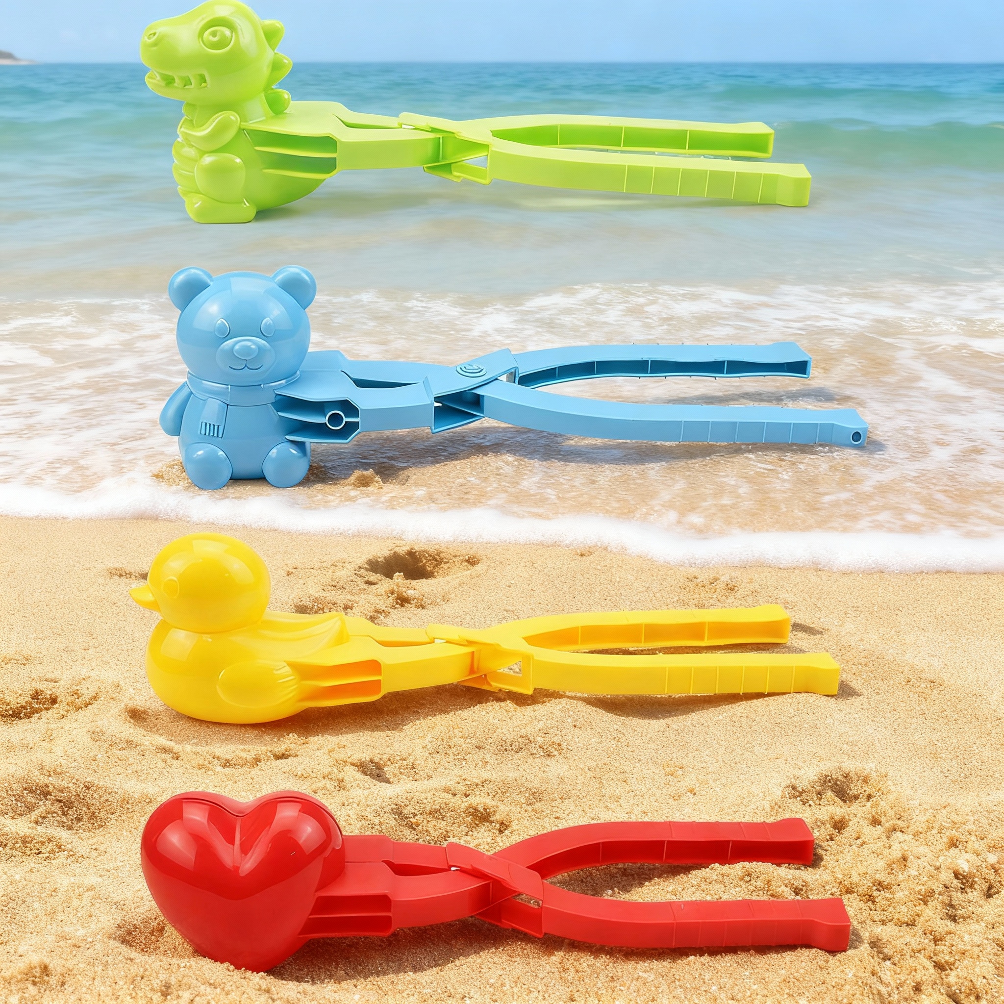 4Pcs/Set Cute Duck Shaped Rice - Kinetic Sand Mold 评论和价格