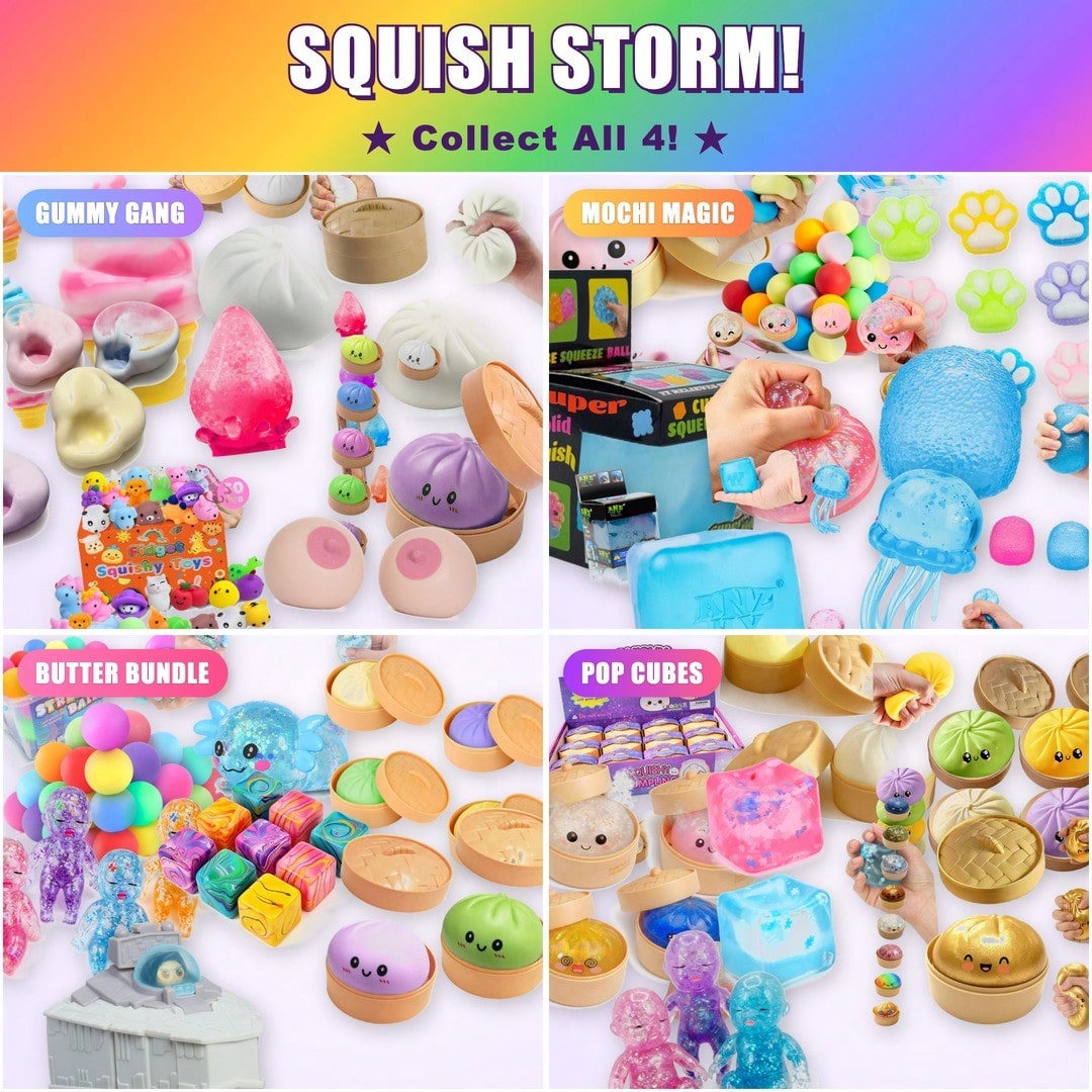 2-Pack Mystery Squish, Surpris - Kids Toys Basket 评论和价格