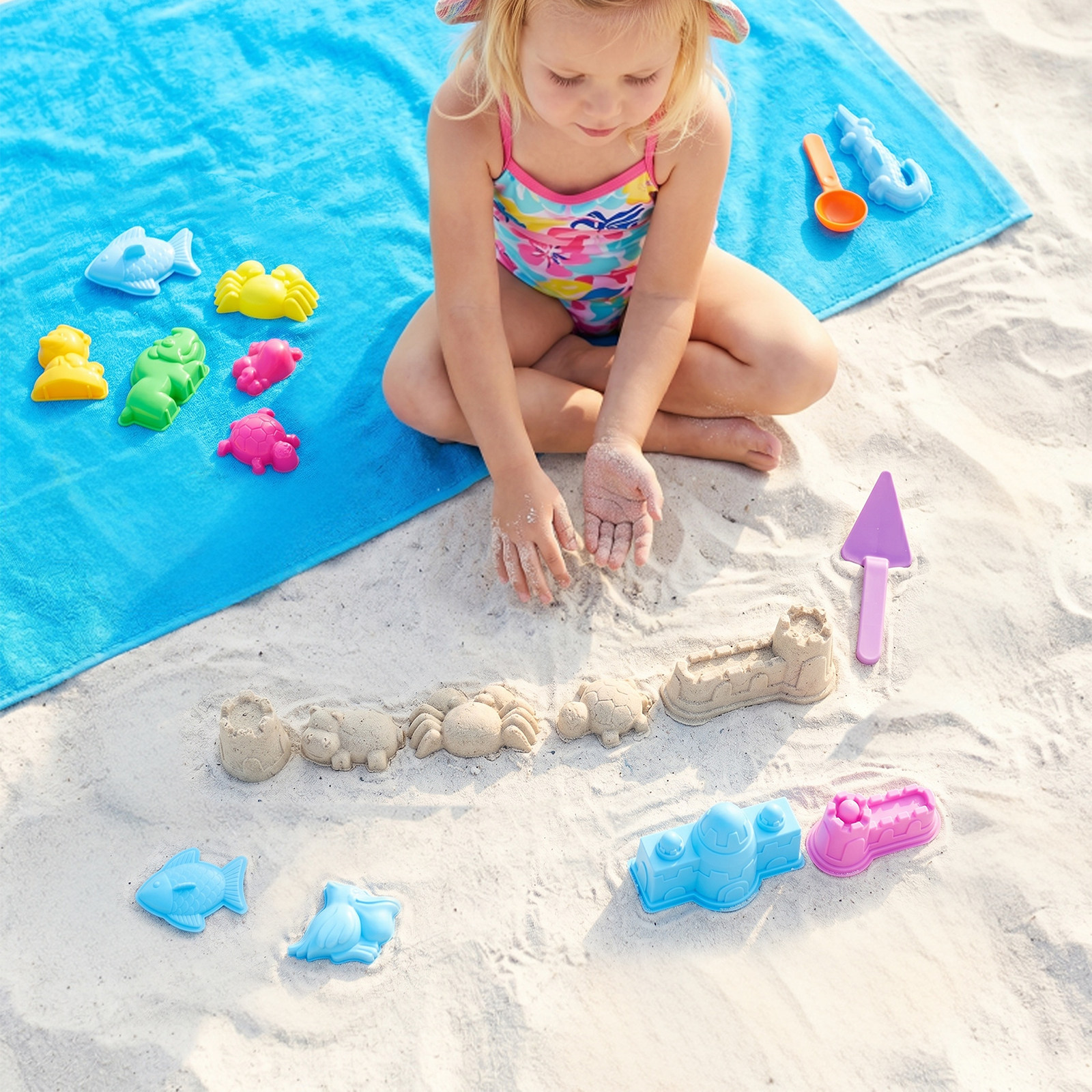 27Pcs Molds Set Bright Colorfu - Kinetic Sand Mold 评论和价格