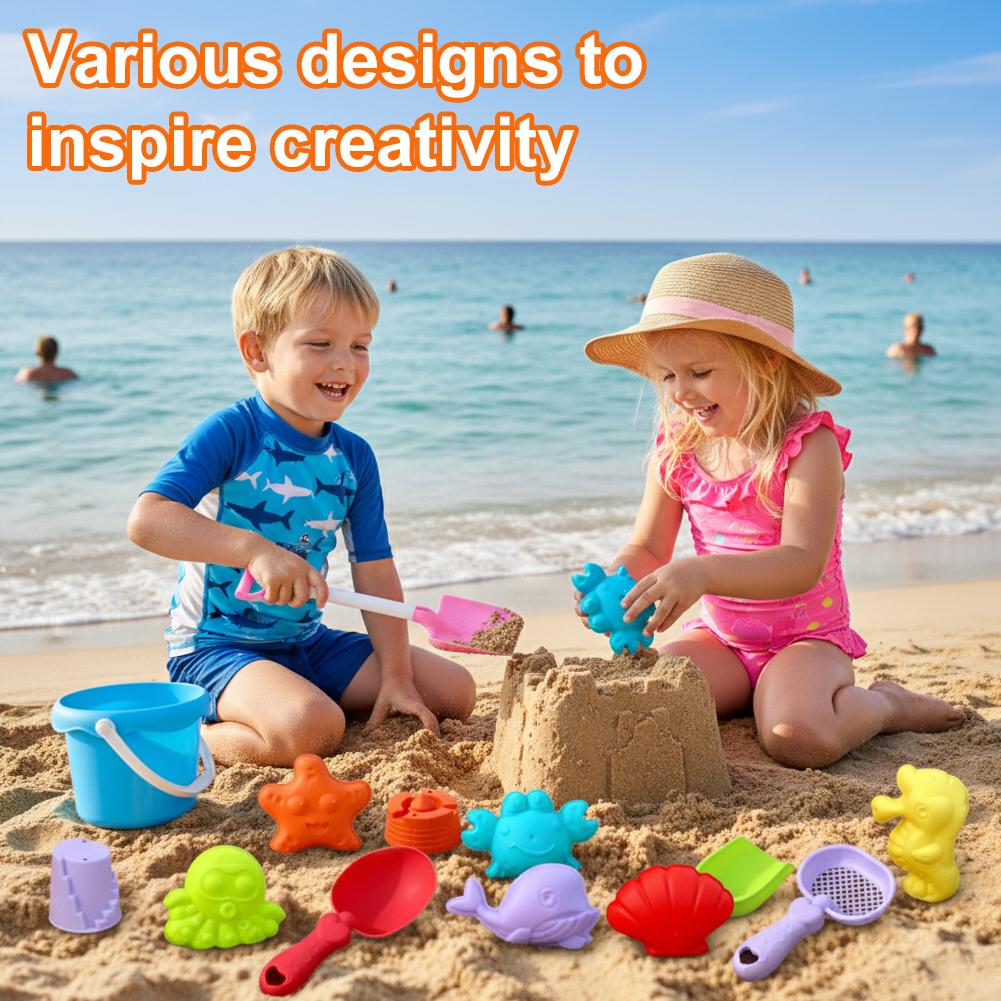 Children's Beach Sand Toy Set, - Kinetic Sand Mold 评论和价格