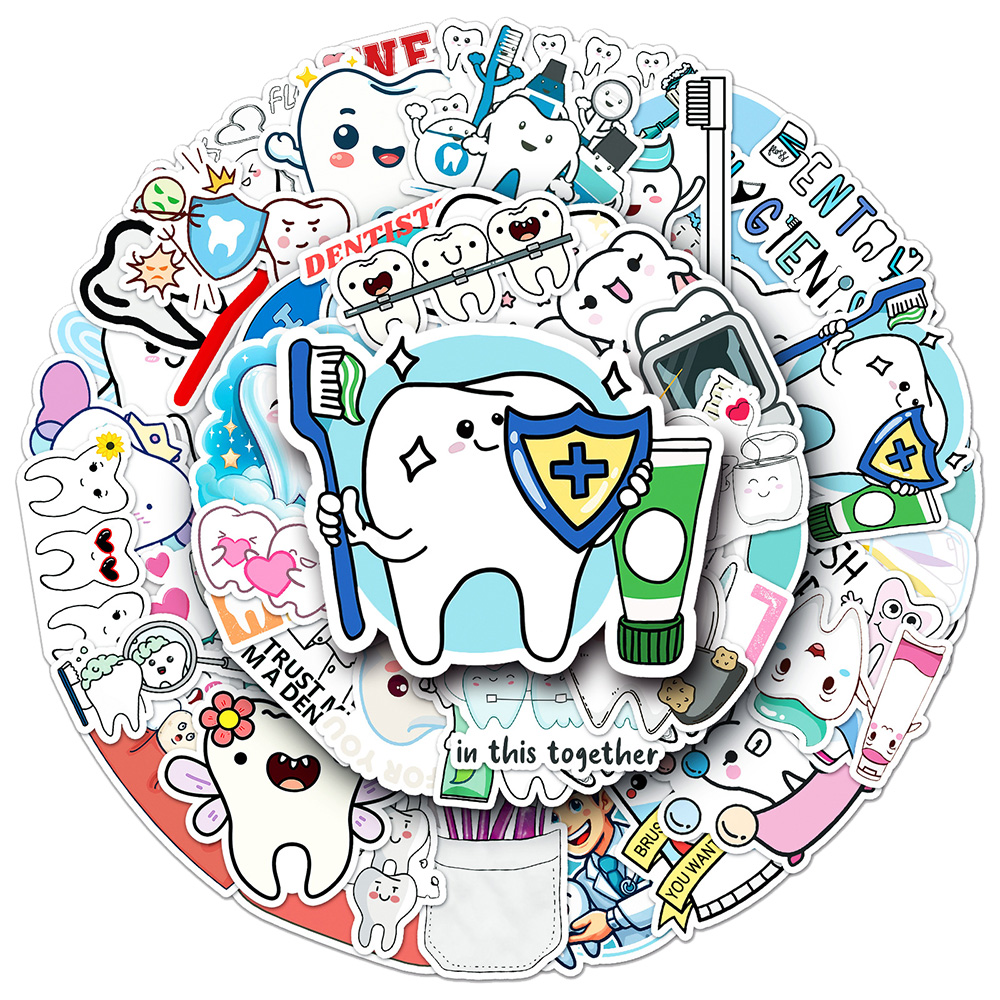 10/30/50pcs Cute Dental Tooth  - Kids Toys Stores 评论和价格