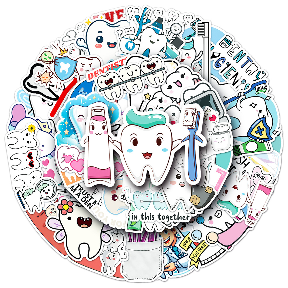 10/30/50pcs Cute Dental Tooth  - Kids Toys Stores 评论和价格