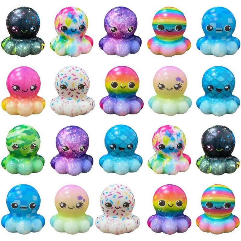 6/12PCS Octopus Slow Squishy T - Kids Toys Basket 评论和价格