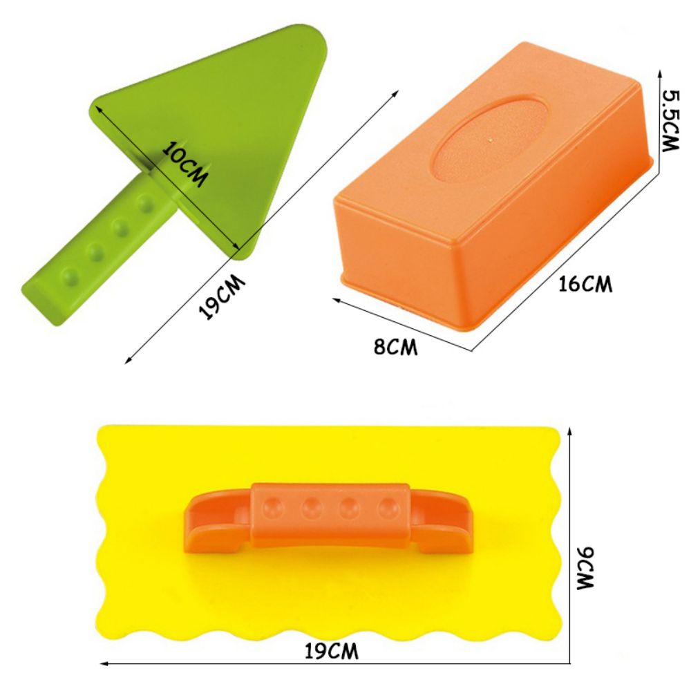 3Pcs Beach Toy Set Shovel Digg - Kinetic Sand Mold 评论和价格